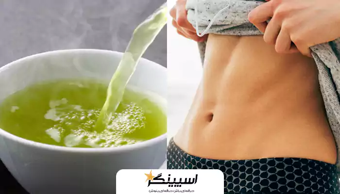 چای سبز بهترین نوشیدنی برای لاغری شکم و پهلو